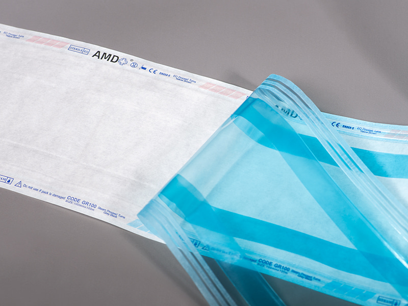 Sterylizacja sterylizacji AMD Gusseted Reel